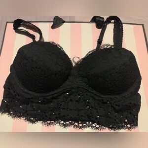 VS Pink Lace Bralette Sz small nwot